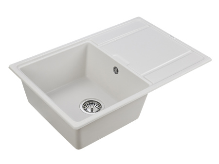 Кухонная мойка Paulmark FLUGEN 50-780 PM217850-WH 80х50 цвет белый